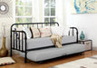 Marina Twin Metal Daybed with Trundle Black - California Furniture (Coachella, CA)