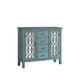 Rue 4-drawer Accent Cabinet Antique Blue - California Furniture (Coachella, CA)