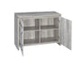 Enoch 2-door Accent Cabinet Grey Driftwood - California Furniture (Coachella, CA)