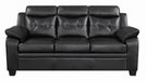 Finley Tufted Upholstered Sofa Black - California Furniture (Coachella, CA)