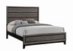 Watson Eastern King & Queen Bed Grey Oak and Black - California Furniture (Coachella, CA)