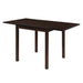 Kelso Rectangular Dining Table with Drop Leaf Cappuccino - California Furniture (Coachella, CA)