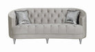 Avonlea Sloped Arm Tufted Sofa Grey - California Furniture (Coachella, CA)