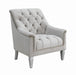 Avonlea Sloped Arm Tufted Chair Grey - California Furniture (Coachella, CA)