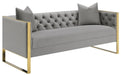Eastbrook Tufted Back Sofa Grey - California Furniture (Coachella, CA)