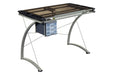 Melo 3-Drawer Drafting Desk Champagne - California Furniture (Coachella, CA)