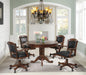 Turk Game Chair with Casters Black and Tobacco - California Furniture (Coachella, CA)