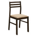 Bucknell 3-piece Dining Set with Drop Leaf Cappuccino and Tan - California Furniture (Coachella, CA)