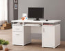 Tracy 2-drawer Computer Desk White - California Furniture (Coachella, CA)