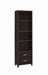 Lewes 2-drawer Media Tower Cappuccino - California Furniture (Coachella, CA)