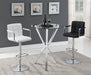 Palomar Adjustable Height Bar Stool Black and Chrome - California Furniture (Coachella, CA)
