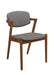 Malone Dining Side Chairs Grey and Dark Walnut (Set of 2) - California Furniture (Coachella, CA)