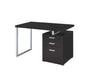 Brennan 3-drawer Office Desk Cappuccino - California Furniture (Coachella, CA)