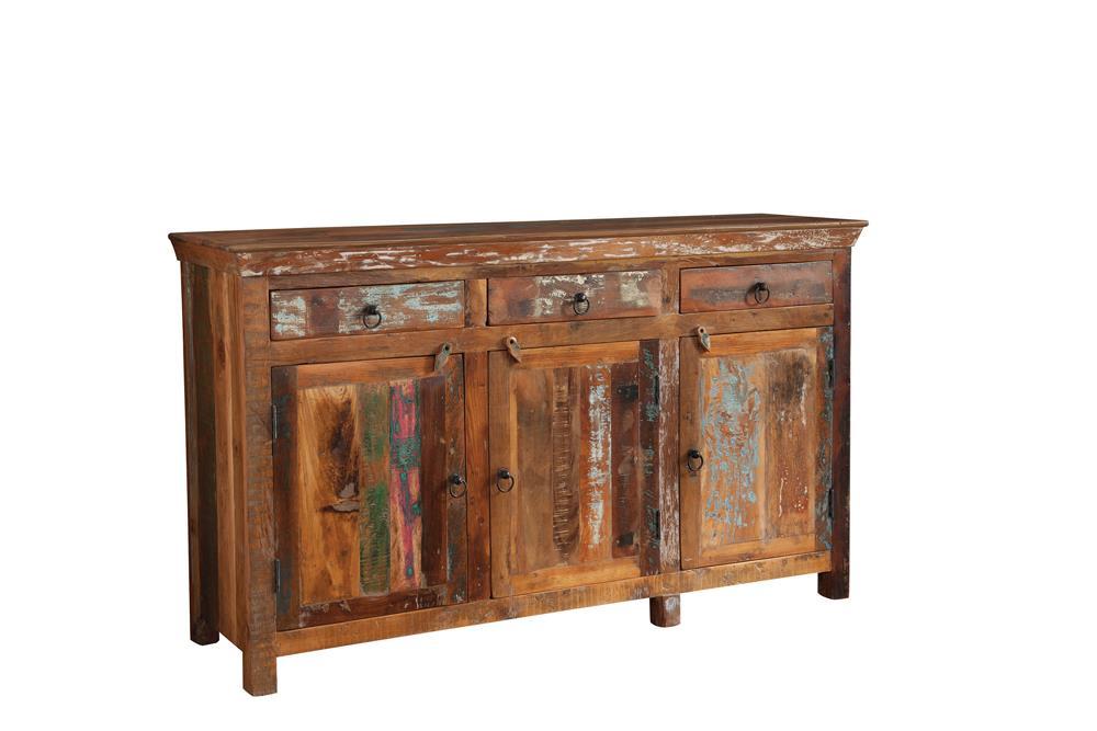 Harper 4-drawer Accent Cabinet Reclaimed Wood - California Furniture (Coachella, CA)