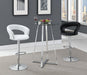 Zanella Glass Top Bar Table Chrome - California Furniture (Coachella, CA)