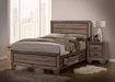 Kauffman California King, Eastren King & Queen Storage Bed Washed Taupe - California Furniture (Coachella, CA)