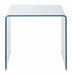 Ripley Square End Table Clear - California Furniture (Coachella, CA)