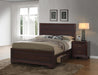 Kauffman California King, Eastren King, & Queen Panel Bed Dark Cocoa - California Furniture (Coachella, CA)