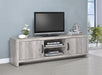 Burke 2-drawer TV Console Grey Driftwood - California Furniture (Coachella, CA)