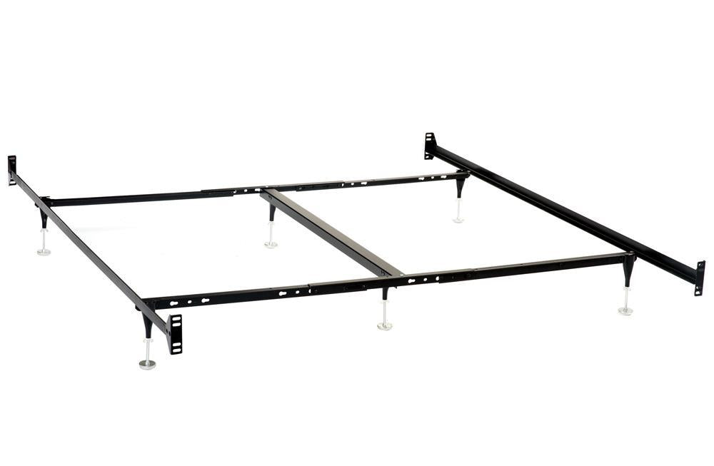 Esme California King, E.King, Queen, Twin Over Full Bed Frame Black - California Furniture (Coachella, CA)