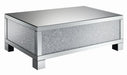 Gillian Rectangular Coffee Table Clear Mirror - California Furniture (Coachella, CA)