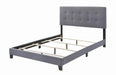 Mapes Tufted Upholstered Eastern King, Queen, Twin & Full Bed Charcoal & Grey - California Furniture (Coachella, CA)