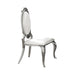 Anchorage Oval Back Side Chairs Cream and Chrome (Set of 2) - California Furniture (Coachella, CA)