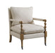 Dempsy Upholstered Accent Chair with Casters Beige - California Furniture (Coachella, CA)