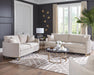 Corliss Upholstered Arched Arms Sofa Beige - California Furniture (Coachella, CA)