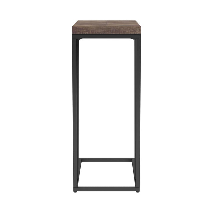 Sergio Chevron Rectangular Accent Table Tobacco - California Furniture (Coachella, CA)