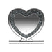 Euston Heart Shape Table Mirror Silver - California Furniture (Coachella, CA)