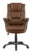 Nerris Adjustable Height Office Chair with Padded Arm Brown and Black - California Furniture (Coachella, CA)