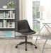 Carnell Adjustable Height Office Chair with Casters Brown and Rustic Taupe - California Furniture (Coachella, CA)