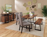 Ditman Live Edge Dining Bench Grey Sheesham and Black - California Furniture (Coachella, CA)