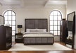Durango California King, Eastren King, & Queen Upholstered Bed Smoked Peppercorn and Grey - California Furniture (Coachella, CA)