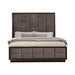 Durango California King, Eastren King, & Queen Upholstered Bed Smoked Peppercorn and Grey - California Furniture (Coachella, CA)