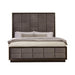 Durango California King, Eastren King, & Queen Upholstered Bed Smoked Peppercorn and Grey - California Furniture (Coachella, CA)