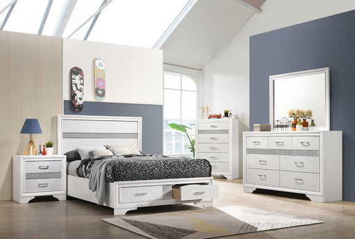Miranda Full & Twin Storage Bed White - California Furniture (Coachella, CA)