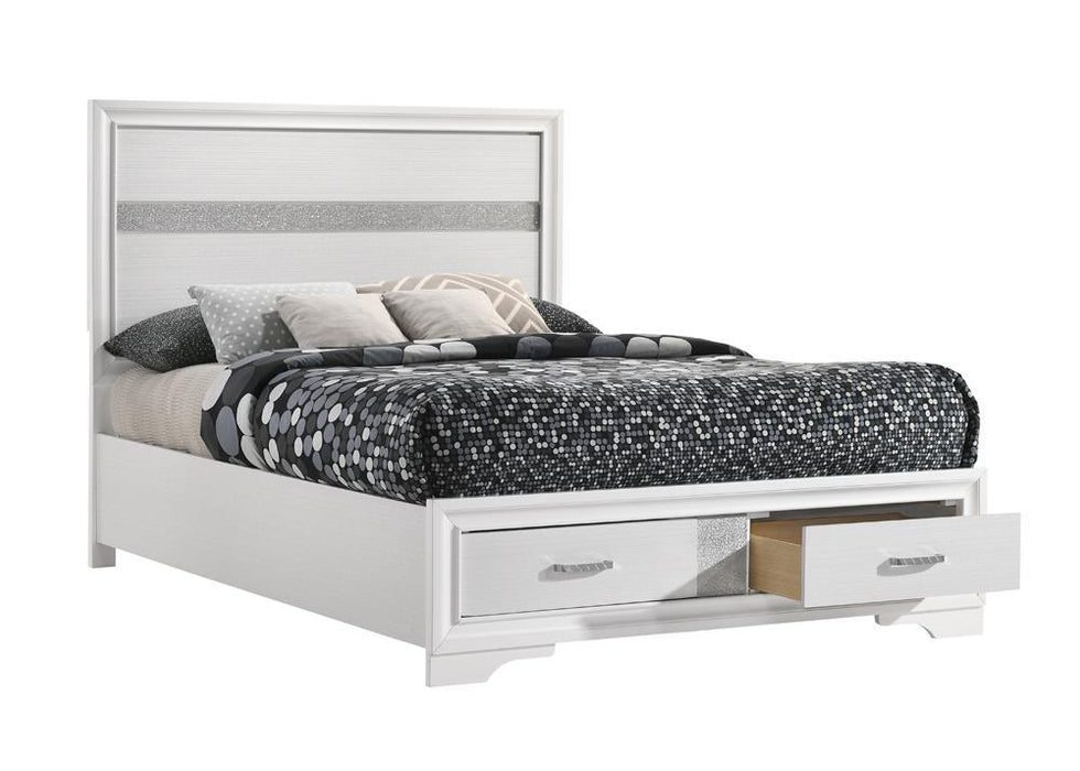Miranda Full & Twin Storage Bed White - California Furniture (Coachella, CA)