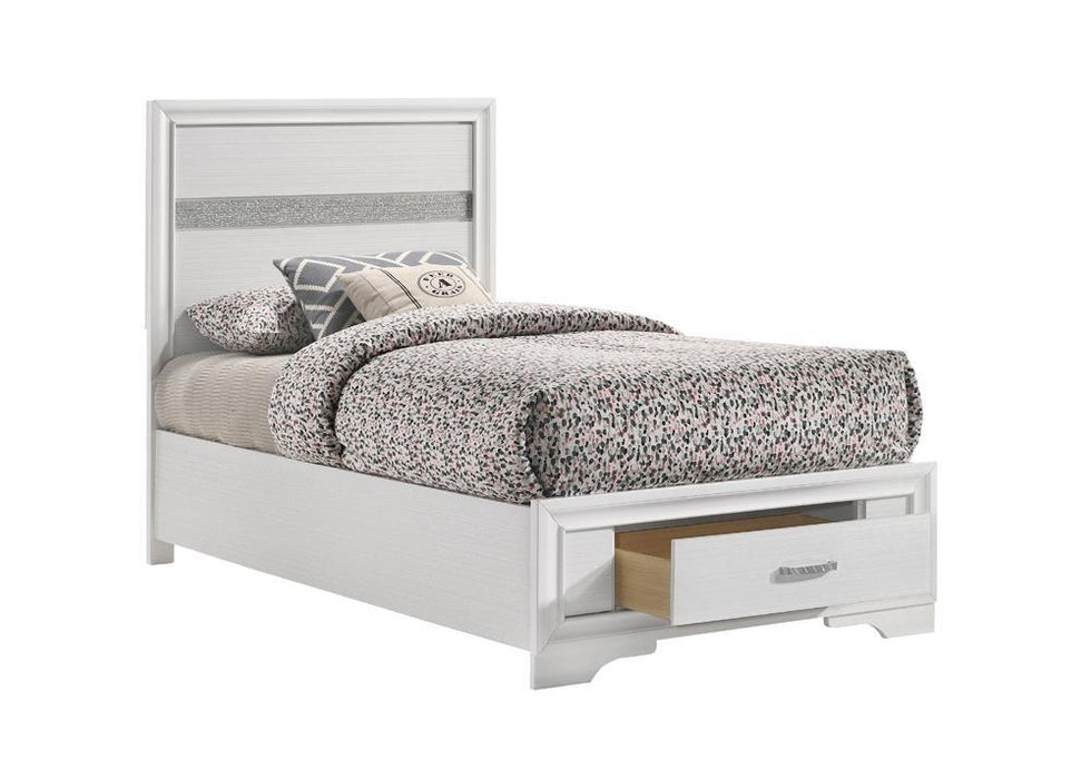 Miranda Full & Twin Storage Bed White - California Furniture (Coachella, CA)