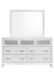 Barzini Rectangle Dresser Mirror White - California Furniture (Coachella, CA)