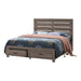 Brantford Eastern King & Queen Panel Bed Barrel Oak - California Furniture (Coachella, CA)