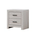 Brantford 2-drawer Nightstand Coastal White - California Furniture (Coachella, CA)
