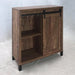 Arlington Bar Cabinet with Sliding Door Rustic Oak - California Furniture (Coachella, CA)