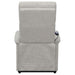 Herrera Power Lift Recliner with Wired Remote Beige - California Furniture (Coachella, CA)