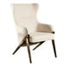 Walker Upholstered Accent Chair Cream and Bronze - California Furniture (Coachella, CA)