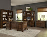 Hartshill Executive Desk with File Cabinets Burnished Oak - California Furniture (Coachella, CA)