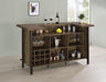 Bellemore Rectangular Storage Bar Unit Rustic Oak - California Furniture (Coachella, CA)