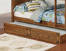 Oakdale Storage Trundle Rustic Honey - California Furniture (Coachella, CA)