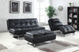 Dilleston Upholstered Chaise Black - California Furniture (Coachella, CA)